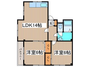 Ａｃｔｉｖｅ７１６の物件間取画像